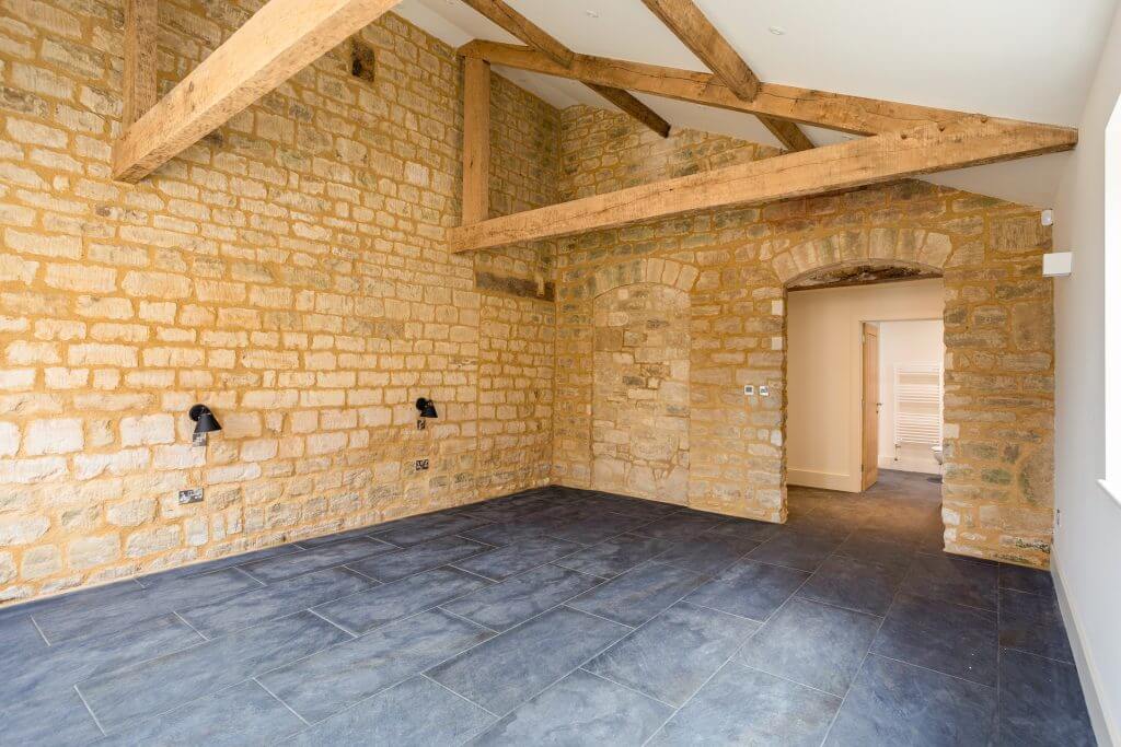 Interior room at The Tithe Barn Stanley Downton