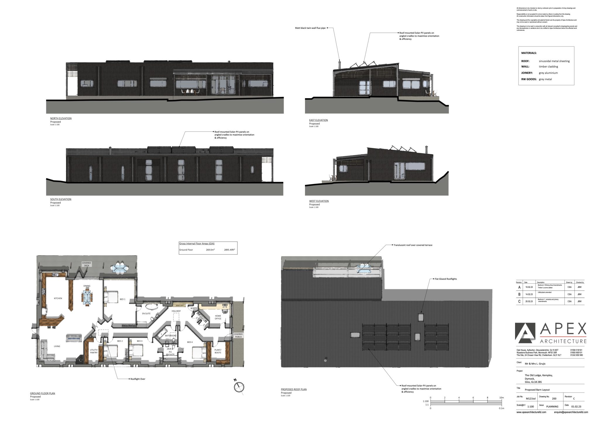 Planning consent for Herefordshire barn conversion - Apex Architecture Ltd.