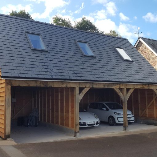 Oak Framed Garage