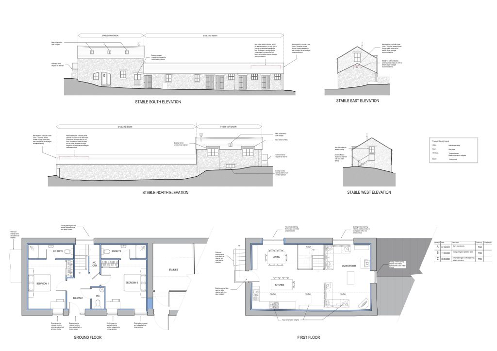 AA646df 204C Stable Plans no tiotle block