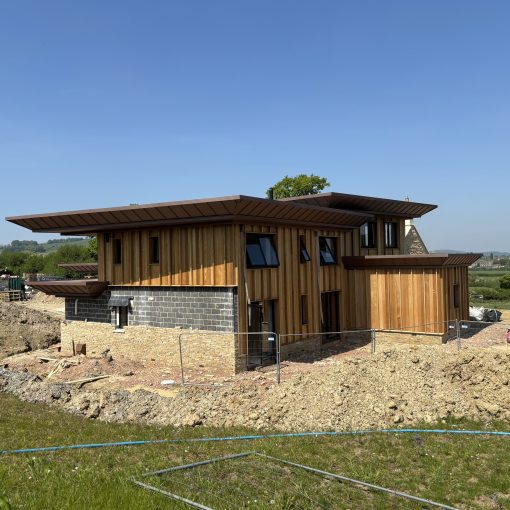 image of beautiful new build Cotswold home