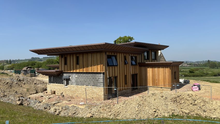 image of beautiful new build Cotswold home